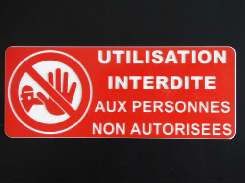 tiquette de signalisation