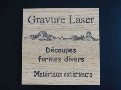 Plaque gravure